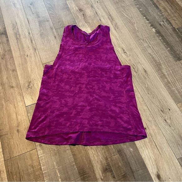 Lululemon Run for Days Regal Plum Camo Tank - Picture 1 of 9